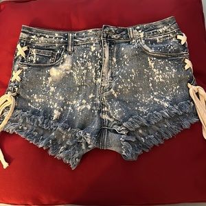 Jean shorts size large